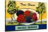 True Flavor Mixed Berries-null-Stretched Canvas