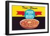 True Flavor Pork and Beans-null-Framed Art Print