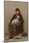 True Friends, 1900 (Oil on Canvas)-John George Brown-Mounted Giclee Print