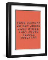 True Friends-null-Framed Art Print