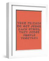 True Friends-null-Framed Art Print