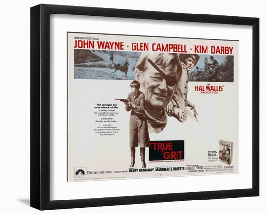 True Grit [1969], Directed by Henry Hathaway.-null-Framed Giclee Print