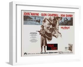 True Grit [1969], Directed by Henry Hathaway.-null-Framed Giclee Print