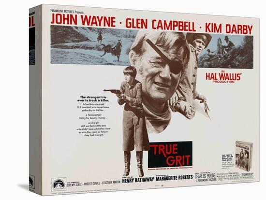 True Grit [1969], Directed by Henry Hathaway.-null-Stretched Canvas