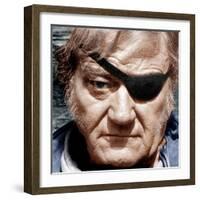 TRUE GRIT, John Wayne, 1969-null-Framed Photo