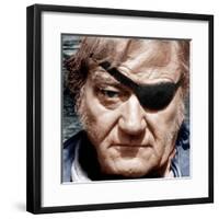 TRUE GRIT, John Wayne, 1969-null-Framed Photo