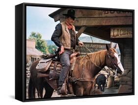 True Grit, John Wayne, 1969-null-Framed Stretched Canvas