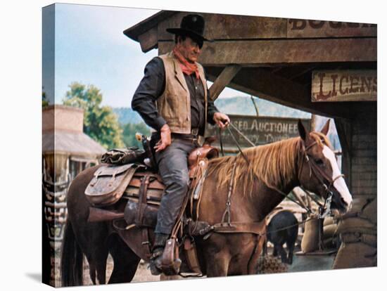 True Grit, John Wayne, 1969-null-Stretched Canvas