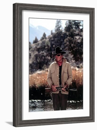 True Grit, John Wayne, 1969-null-Framed Art Print