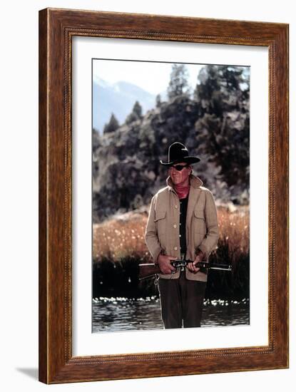 True Grit, John Wayne, 1969-null-Framed Art Print