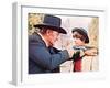 True Grit, John Wayne, Kim Darby, 1969-null-Framed Photo