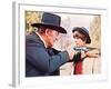 True Grit, John Wayne, Kim Darby, 1969-null-Framed Photo