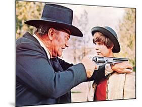 True Grit, John Wayne, Kim Darby, 1969-null-Mounted Photo