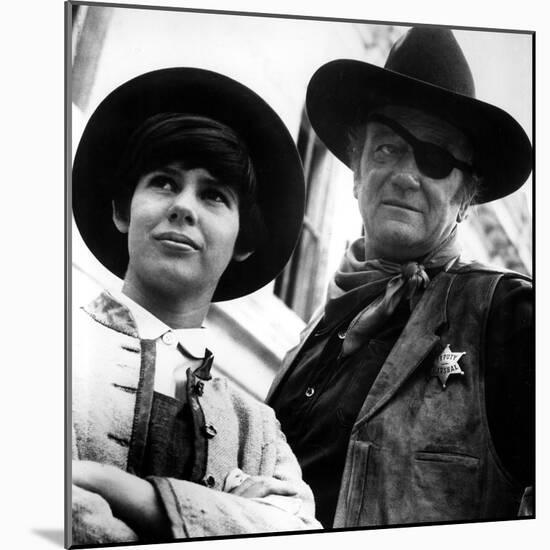 True Grit, Kim Darby, John Wayne, 1969-null-Mounted Premium Photographic Print