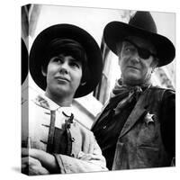 True Grit, Kim Darby, John Wayne, 1969-null-Stretched Canvas