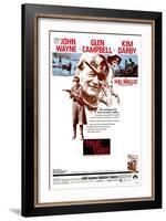 True Grit, Kim Darby, John Wayne, Glen Campbell, 1969-null-Framed Art Print