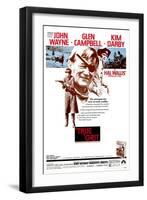 True Grit, Kim Darby, John Wayne, Glen Campbell, 1969-null-Framed Art Print