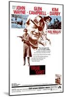 True Grit, Kim Darby, John Wayne, Glen Campbell, 1969-null-Mounted Art Print