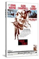 True Grit, Kim Darby, John Wayne, Glen Campbell, 1969-null-Stretched Canvas