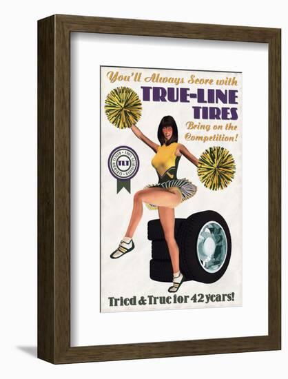 True-Line Tires-null-Framed Premium Giclee Print