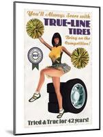 True-Line Tires-null-Mounted Art Print