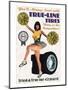 True-Line Tires-null-Mounted Art Print