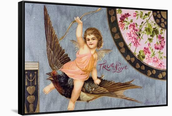 True Love, American Valentine Card, 1908-null-Framed Stretched Canvas