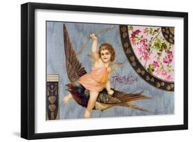 True Love, American Valentine Card, 1908-null-Framed Giclee Print