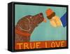True Love Choc-Stephen Huneck-Framed Stretched Canvas