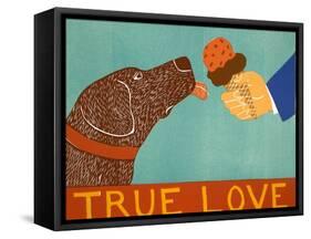 True Love Choc-Stephen Huneck-Framed Stretched Canvas