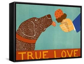 True Love Choc-Stephen Huneck-Framed Stretched Canvas