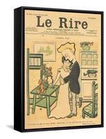 True Love, from the Front Cover of 'Le Rire', 29th July 1899-Emmanuel Poire Caran D'ache-Framed Stretched Canvas