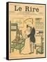 True Love, from the Front Cover of 'Le Rire', 29th July 1899-Emmanuel Poire Caran D'ache-Framed Stretched Canvas