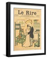 True Love, from the Front Cover of 'Le Rire', 29th July 1899-Emmanuel Poire Caran D'ache-Framed Giclee Print