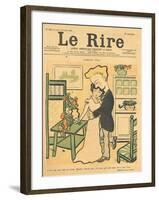 True Love, from the Front Cover of 'Le Rire', 29th July 1899-Emmanuel Poire Caran D'ache-Framed Giclee Print