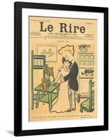 True Love, from the Front Cover of 'Le Rire', 29th July 1899-Emmanuel Poire Caran D'ache-Framed Premium Giclee Print