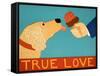 True Love Light Golden-Stephen Huneck-Framed Stretched Canvas