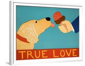 True Love Light Golden-Stephen Huneck-Framed Premium Giclee Print