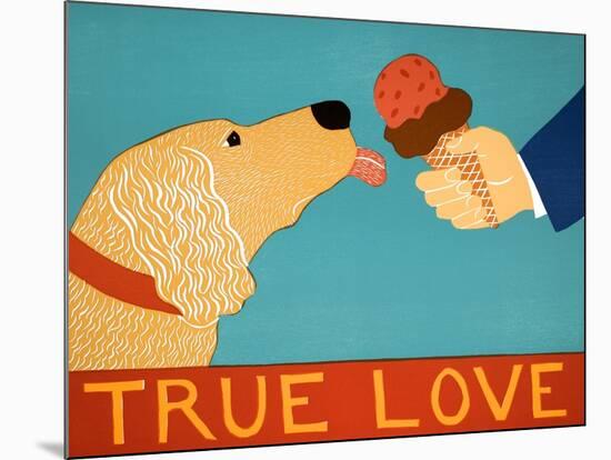 True Love Light Golden-Stephen Huneck-Mounted Premium Giclee Print