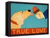 True Love Light Golden-Stephen Huneck-Framed Stretched Canvas