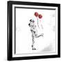 True Love Red Pop Mate-OnRei-Framed Art Print