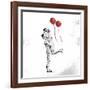 True Love Red Pop Mate-OnRei-Framed Art Print