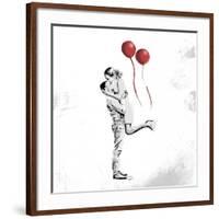 True Love Red Pop Mate-OnRei-Framed Art Print