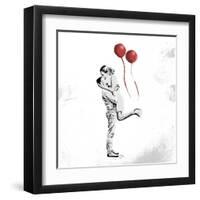 True Love Red Pop Mate-OnRei-Framed Art Print