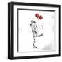 True Love Red Pop Mate-OnRei-Framed Art Print