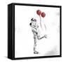 True Love Red Pop Mate-OnRei-Framed Stretched Canvas