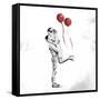 True Love Red Pop Mate-OnRei-Framed Stretched Canvas