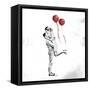 True Love Red Pop Mate-OnRei-Framed Stretched Canvas