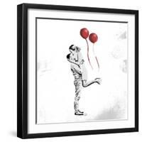 True Love Red Pop Mate-OnRei-Framed Art Print