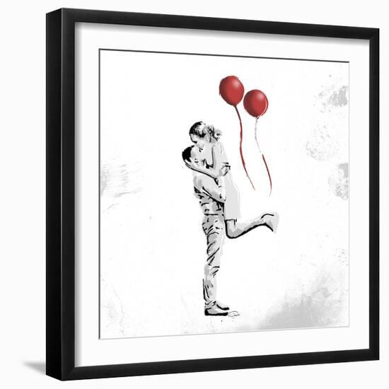 True Love Red Pop Mate-OnRei-Framed Art Print